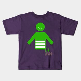 Weekend = recharge Kids T-Shirt